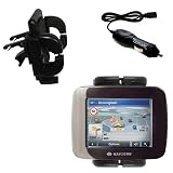 Navigon 5100 Auto Vent Holder with Car Charger - Uses Gomadic TipExchange