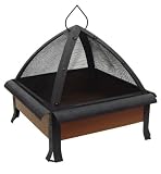 Landmann 25421 24-Inch Tudor Fire Pit Sturdy Steel Construction