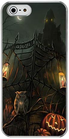iPhone 4S Case Cover, Halloween Scary Horror Gate Protective iPhone Cases Slim Hard Cover Case for iPhone 4/4S Clear Transparent