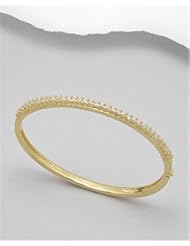 Bangle Bracelet In 92.5 Sterling Silver
