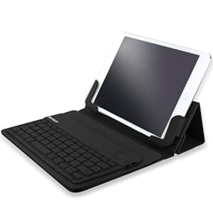 MiniSuit Wireless Silicone Keyboard and Stand Case for iPad Mini (Black)