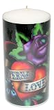 Ed Hardy Candle Unscented 3 by 6 Pillar, Eternal Love