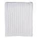 Amy Coe Chenille Cable Blanket - White