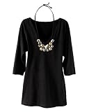 Jewel neck top