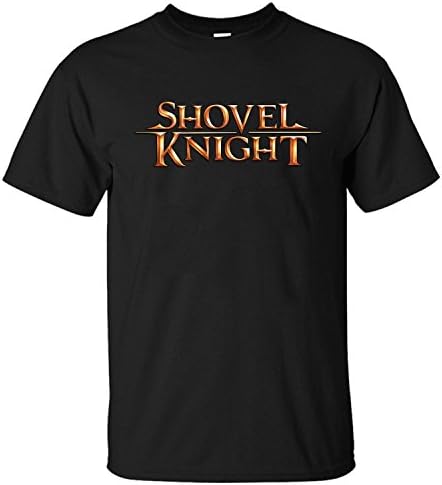 SKNO Men's Shovel Knight Logo ComfortSoft Round Neck T-Shirt black L