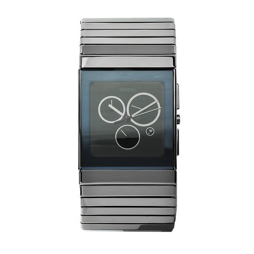 Rado Men's R21824152 Ceramica Black Dial Ceramic Chronograph Watch
