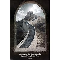 Journey of a Thousand Miles Lao-Tzu Great Wall of China Motivational Poster Art Print