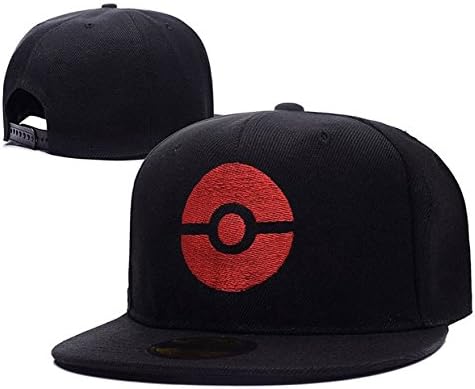 Subtle Pokeball Pokemon Logo Adjustable Snapback Embroidery Hats Caps
