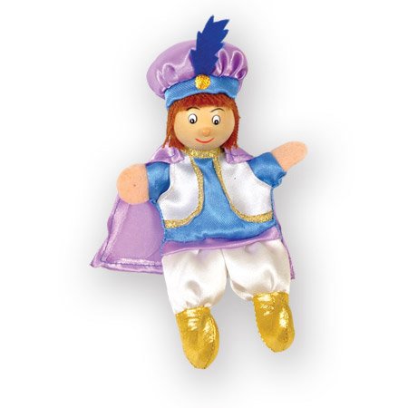 Childrens Toyshop  Toys : Aladdin Wooden Headed Finger Puppet