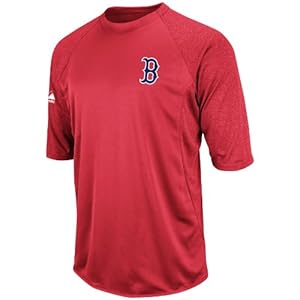 MLB Boston Red Sox Featherweight Tech Fleece, Large, Red/Heather Red