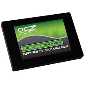 OCZ 2.5" Solid State Disk (SSD) Agility Series - 120 GB - SATA II + USB 2.0 Hub with 4 ports + BX-2504STB 2.5" external hard drive case in black