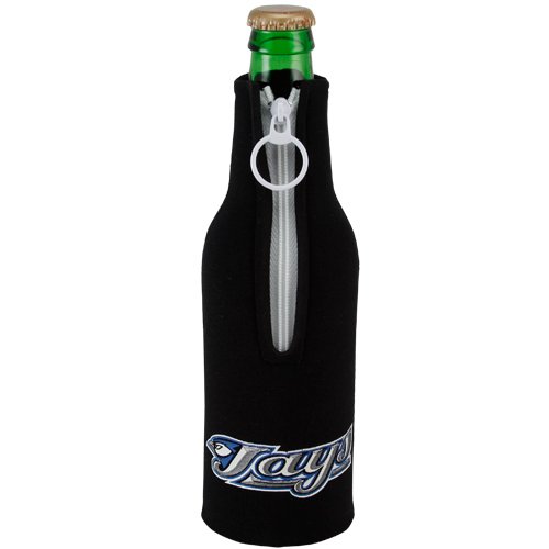 Toronto Blue Jays Black Zippered 12oz. Bottle Coolie