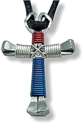 Multi-Colored Horseshoe Nail Crosses - You Pick Colors!