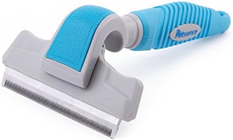 Petssence® DeShedding brush &amp; Pet Grooming Tool For Small, Medium &amp; Large Dogs &amp; Cats, With Short hair or Long Hair. Best Dog Shedding brush, Dramatically Reduces Losing Hair In Minutes!