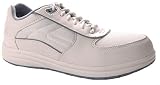 P.W. Minor Women's Performance Walker Mesh Lace Diabetic Shoes,White/Slate Blue,7 M