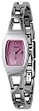 Fossil ES9860 Ladies Stainless Steel Link Bracelet Watch with Pink Analog Dial