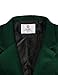 H2H Mens One Button Blazer of Contrast Color Cuff trim GREEN US M/Asia L (CMOBL014)