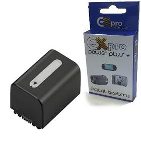 Ex-Pro Sony [EXACT] NP-FV70, NPFV70, NP FV70 High Power Plus+ 1500mAh - 2 Year Warranty Replacment Sony Lithium Li-on Digital Camera Battery for :- Sony Camcorder HDR-XR105E, HDR-XR150E, HDR-XR155E, HDR-XR160E, HDR-XR200VE, HDR-XR350VE, HDR-XR500VE, HDR-XR520VE, HDR-XR550VE