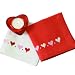 Heart Embroidered Cotton Cocktail Napkins Set of 4 - White