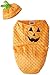Mud Pie Unisex-Baby Newborn Pumpkin Bunting Set, Orange, 0-3 Months