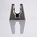 KES Handheld Shower Head Holder Bracket Wall Mount for Bathroom Hand Sprayer Wand or Toilet Hand Held Bidet Spray ABS Plastic Brushed Nickel, C102-2