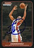 Ike Diogu Autographed/Hand Signed Basketball Card (Golden State Warriors) 2006 Bowman Chrome #4