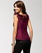 Sleeveless Ruffle Dotted Top Product Image