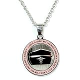 Nurse's Prayer Necklace with 18 cable Chain High Quality Stainless Steel Pendant Jewelry - FREE Velvet Pouch Included