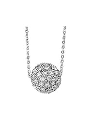 14K White Gold Diamond Necklace - 1.00 Ct. -- LIFETIME WARRANTY