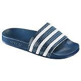 adidas Schuh Männer Adilette, blau/weiß, 6