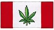 Canada Weed Embroidered Patch Marijuana Pot Leaf Canadian Flag Novelty Iron-On Emblem