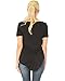 Lyss Loo Women's Madly Deep-V Neck Tunic Shirt Top