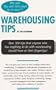 Warehousing Tips