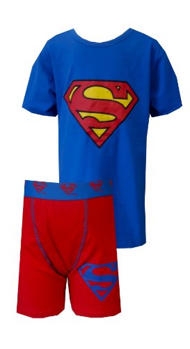 Fruit of the Loom Boys DC Comics Superman Classic Logo Boxer Brief Set