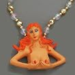 Mardi gras beads light up boobs