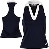 New Balance Polo Collar Tennis Bra Top Womens