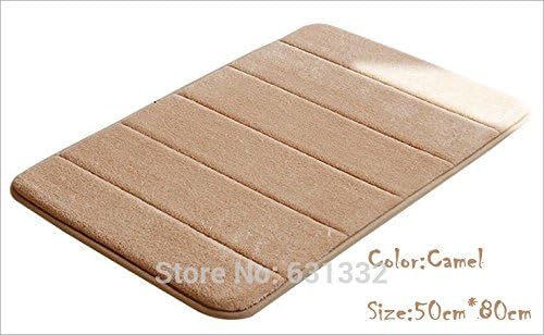 Coral Fleece Memory Sponge Antiskid Absorbent Mats, Slow Rebound, Suitable for Kitchen, Bathroom