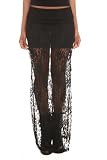 Black Lace Maxi Skirt