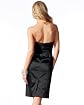 Risque Pleated Bodice Strapless Dress Product Image