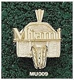 Miami Of Ohio Redhawks 14KT Gold Miami Backboard Pendant