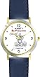 Habit 1 - Proactive Man (English Text) - DELUXE TWO-TONE WATCH from THE 7 HABITS - WATCH COLLECTION BY WATCHBUDDY&reg; - Arabic Numbers - Blue Leather Strap-Size-Large ( Men's Size or Jumbo Women's Size )