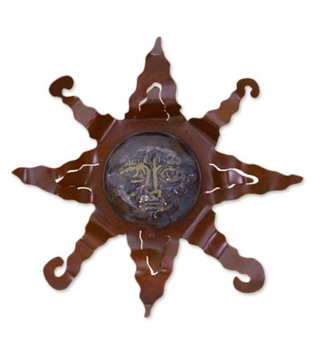 Iron and glass candleholder Crystal Star