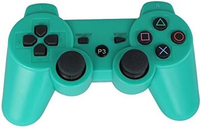 FULY® Wireless Bluetooth Double Vibration Remote PS3 Controller for PS3 (Green)