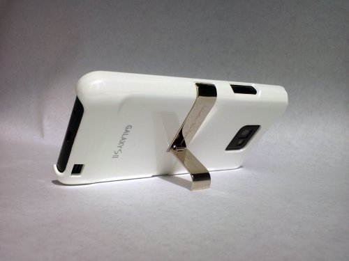 AT&T Samsung Galaxy S2 II - Premium Case w/ Kickstand Color-WHITE - FOR AT&T Galaxy S2 Only - Free Expedited Shipping USA only-MSG KOR