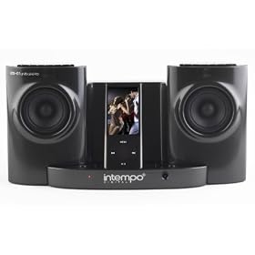 Intempo IDS-01B Compact 2.0 Speaker For iPod, MP3 And Other Audio Devices - Black