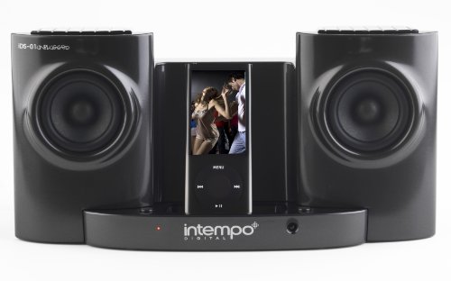 Intempo IDS-01B Compact 2.0 Speaker For iPod, MP3 And Other Audio Devices - Black