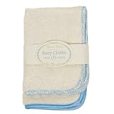 Bumkins Organic Cotton Burp Cloth 2-Pack - Dusty Blue
