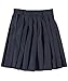 French Toast Pleated Skirt - navy, 16