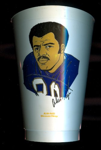 1970s Alan Page Minnesota Vikings 7 Eleven Football Cup