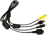 USB AV Cable for Sony VMC-MD1 Cyber-shot DSC-W55 DSC-W120 DSC-H10 DSC-H50 DSC-W80 DSC-T70 DSC-T700
